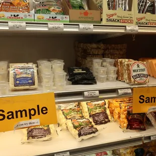 5 samples to choose from on this day.