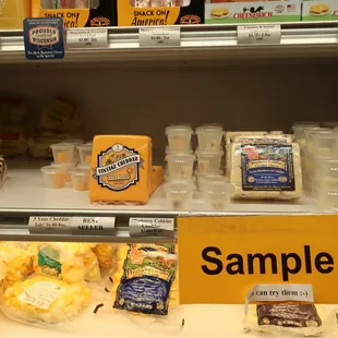 5 samples to choose from on this day.