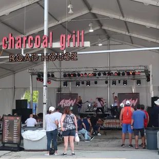 One of 20 vendor stages.  Lotsa good entertainment basically everywhere you looked.