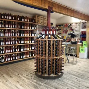 a wine store