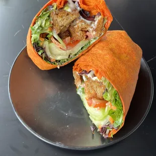 Crispy chicken wrap