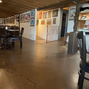 the inside of a restaurant