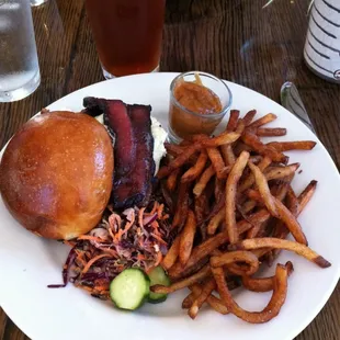 Brie and Bacon Burger