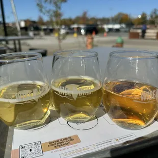 Cider flight!