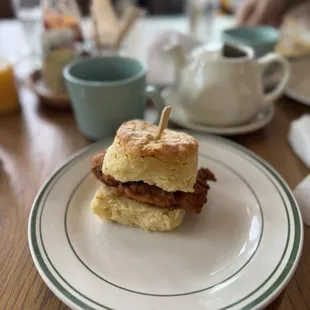 Chicken biscuit.