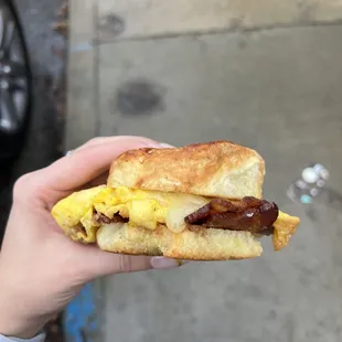 Bacon egg and cheese