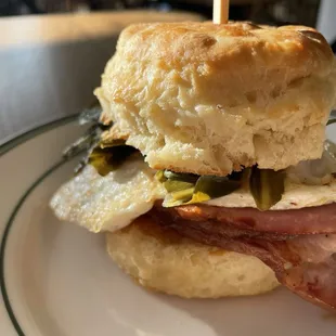 Green Eggs & Ham Sandwich