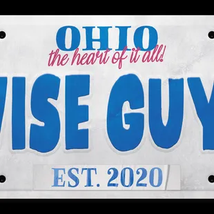 a close up of a license plate