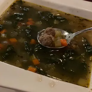 Second wedding soup! When I asked: the second wedding is spicier than the first and I couldn't agree more. Delicious!