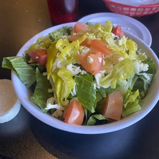 Green salad really big