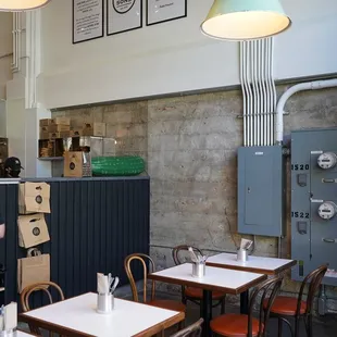 the interior of a restaurant