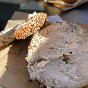 Heavy schmere salmon