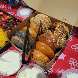 Look at those bagels!