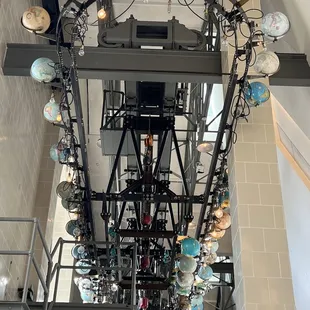 Art above connected to Jewish museum