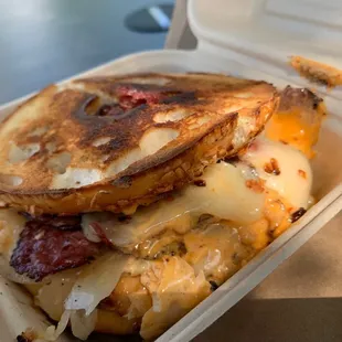 Pastrami sandwich. $13.50.