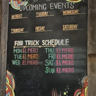 Food truck board