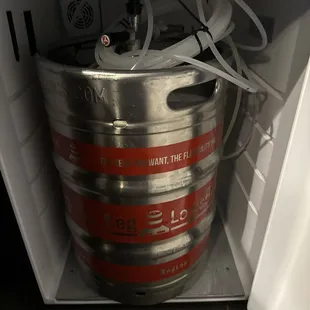 Half-barrel keg of Wiseacre Oktoberfest
