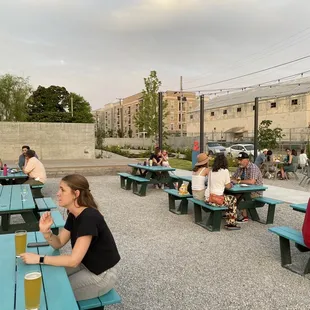 Outside seating area