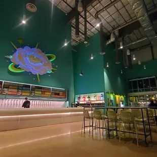 The delightful interior