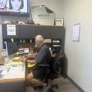 George working his magic