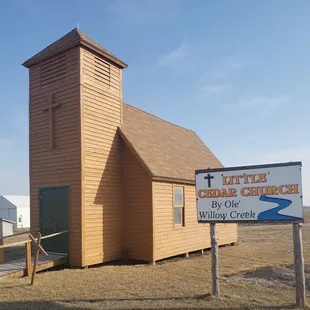 Little Cedar Church by Ole Willow Creek