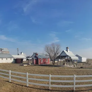 Panoramic of Wisecup farm museum