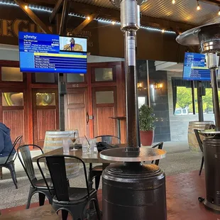 Outdoor seating area