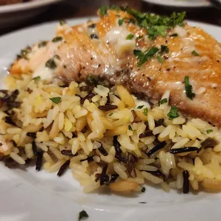 Salmon Picatta .. excellent flavor and texture