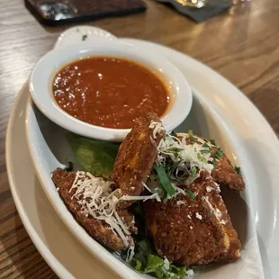 Happy hour ravioli