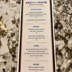 Weekend specials 5/5!