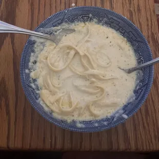 Sauce after adding a half cup of parmesan