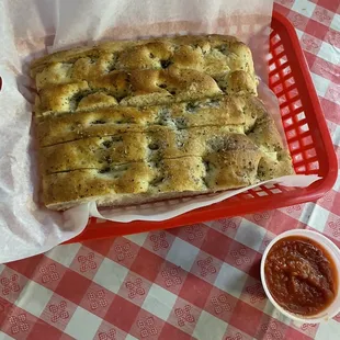 6 Piece Garlic Focaccia