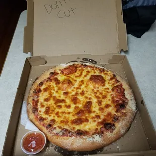 Well done extra cheese pizza   Delicious