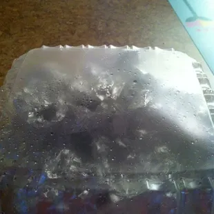 These wings were still hot and steamy when they arrived