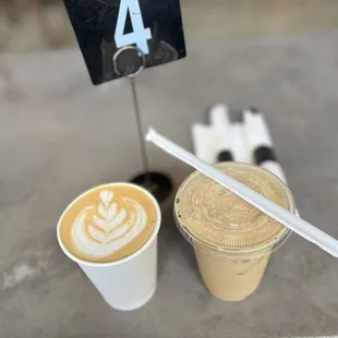 Bourbon Caramel  and iced Spanish latte...
