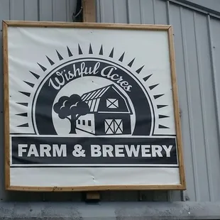 a sign on the side of a building