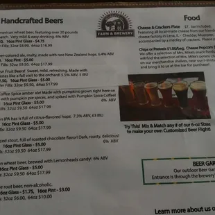 Great selection of beers