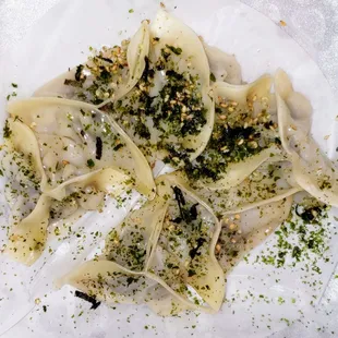 Onion Beef Triangle Dumpling