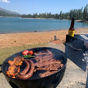 Grilling at the lake