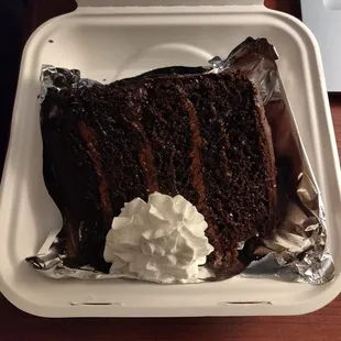 Towering Chocolate Cake