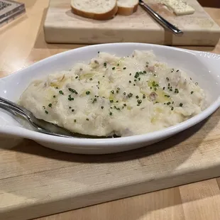 Whipped garlic potatoes- side $11