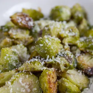 a bowl of brussels sprouts
