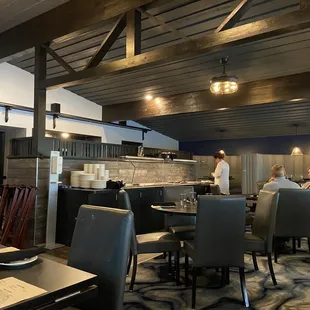people sitting at tables