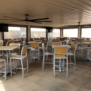 tables and chairs