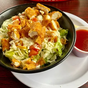 Crispy Chicken Salad
