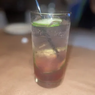 Cucumber Blueberry Collins