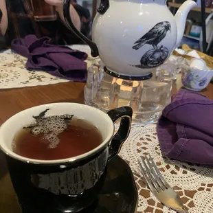 Bombay chai tea in pot