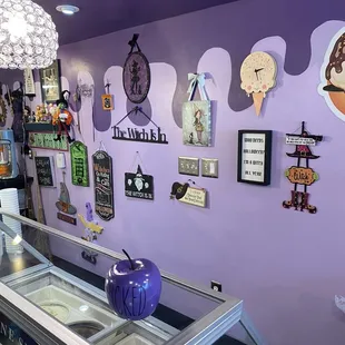 a display of various items in a store