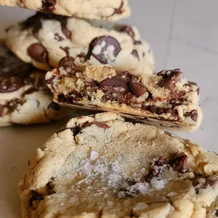Salted Brown Butter Chocolate Chip Cookies
