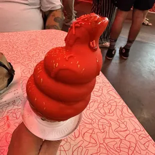 Cherry Dipped Soft Serve